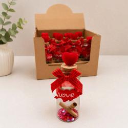 Toptan Love Kalpli Dilek Şişesi Toptan Love Kalpli Dilek Şişesi