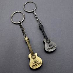 Toptan Metal Gitar Anahtarlık Toptan Metal Gitar Anahtarlık