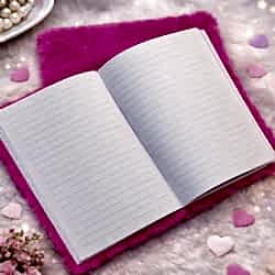 Toptan Love Tasarımlı Peluş Defter Toptan Love Tasarımlı Peluş Defter