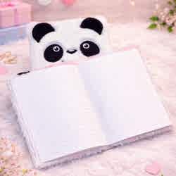 Toptan Panda Tasarımlı Peluş Defter Toptan Panda Tasarımlı Peluş Defter