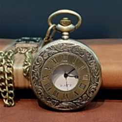 Toptan Vintage Tasarım Köstekli Saat Toptan Vintage Tasarım Köstekli Saat