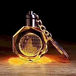 Toptan Kristal Dünya Tasarımlı Renk Değiştiren Anahtarlık Toptan Kristal Dünya Tasarımlı Renk Değiştiren Anahtarlık