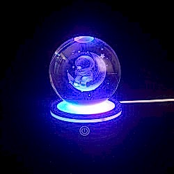 Toptan Renk Değiştiren Yeni Nesil Usb'li Dönen Cam Küre Toptan Renk Değiştiren Yeni Nesil Usb'li Dönen Cam Küre