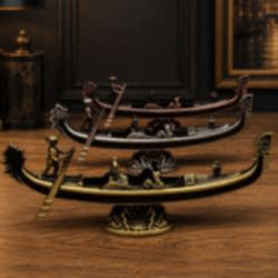 Toptan Metal Dekoratif Venedik Kayık