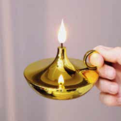 Toptan Dekoratif Gold Pilli Mum