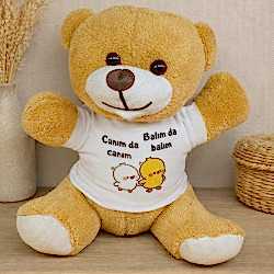 Toptan Canım Da Canım Balım Da Balım Tişörtlü Peluş Ayıcık Toptan Canım Da Canım Balım Da Balım Tişörtlü Peluş Ayıcık