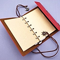 Toptan Küçük Boy Pusula Baskılı Deri Defter Toptan Küçük Boy Pusula Baskılı Deri Defter