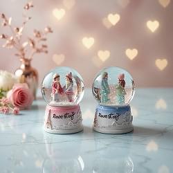 Toptan Love Story Işıklı Mini Kar Küresi