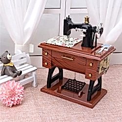 Toptan Dikiş Makinesi Görünümlü Müzik Kutusu