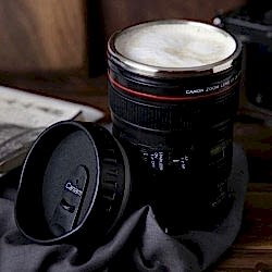 Toptan Çelik Objektif Lens Tasarımlı Kupa Bardak