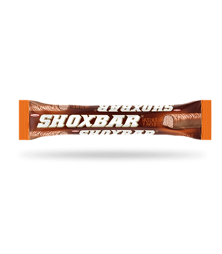 Shoxbar - Kakao Kaplamalı Fındık Aromalı Kakaolu Nuga Bar