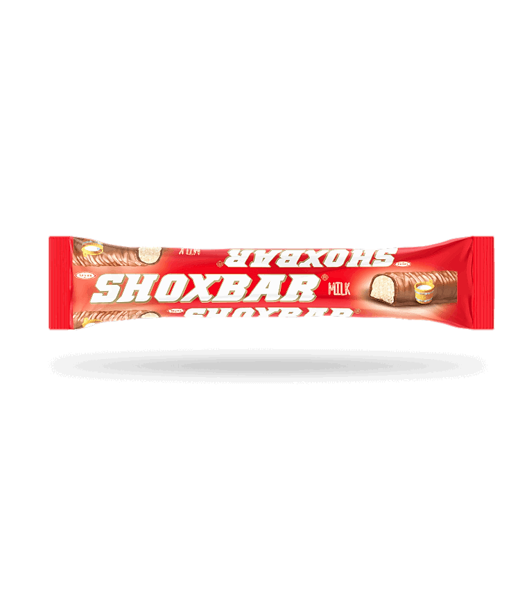 Shoxbar - Kakao Kaplamalı Sütlü Nuga Bar