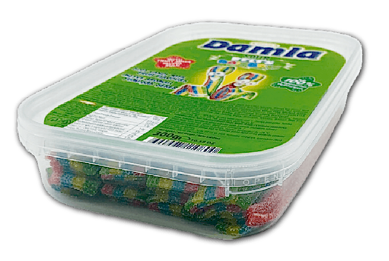 Damla Sour Belts - Meyve Aromalı Yumuşak Şeker